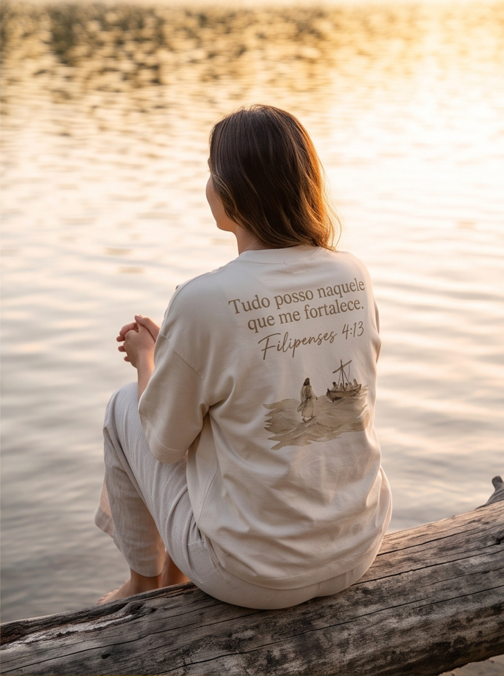 Camiseta Oversized Filipenses 4:13