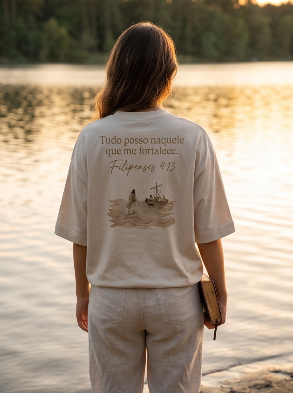 Camiseta Oversized Filipenses 4:13