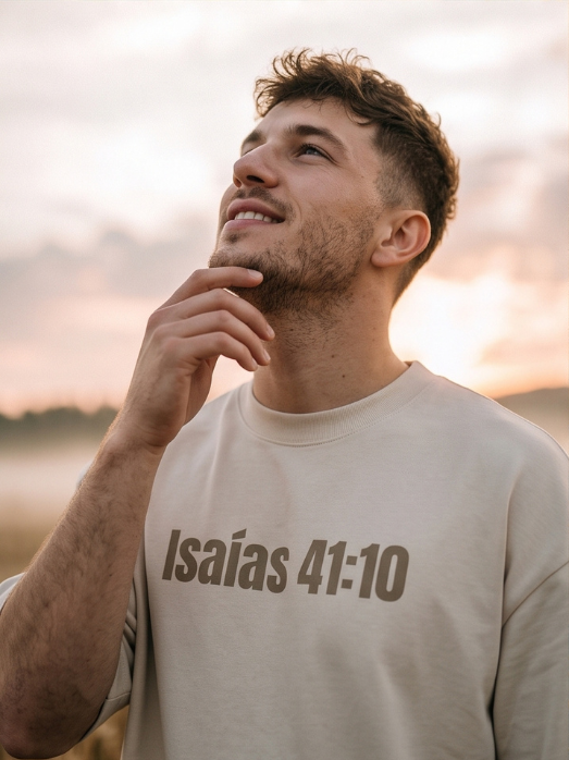 Camiseta Oversized Isaías 41:10