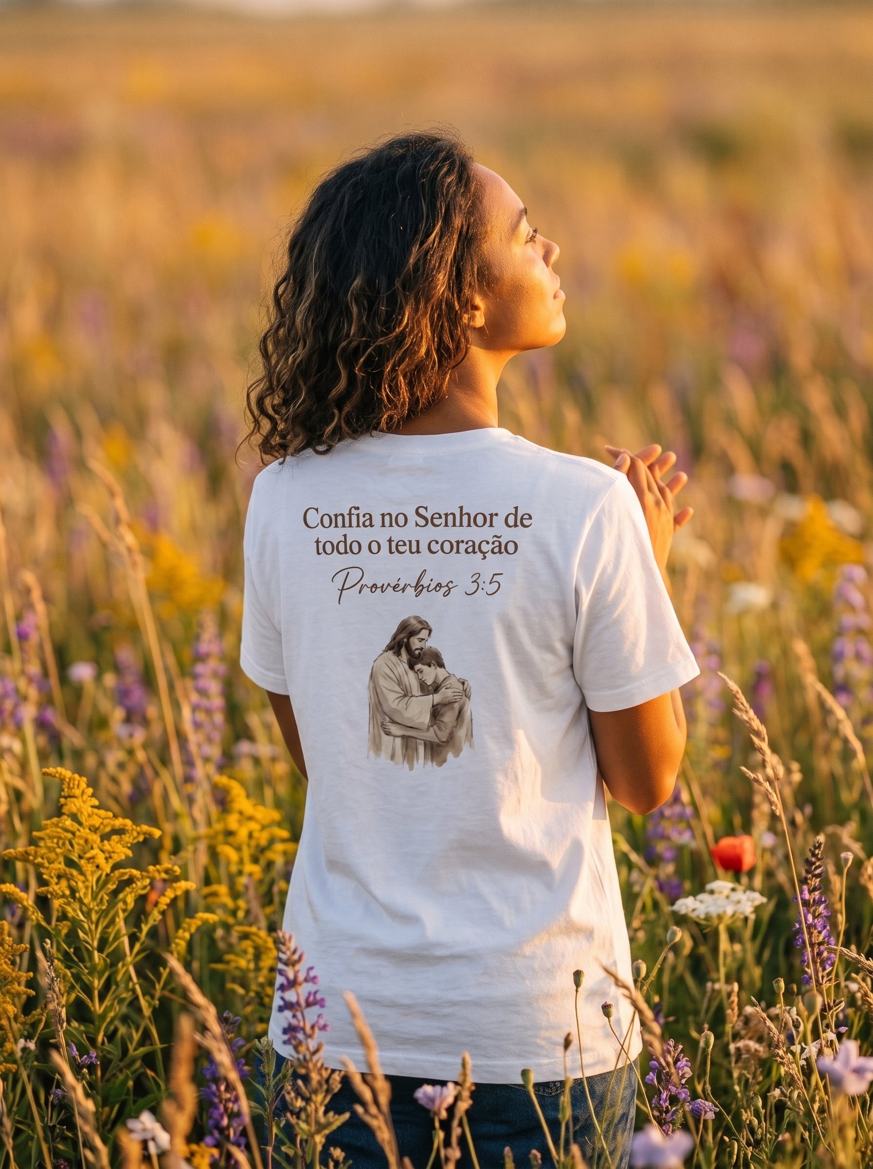 Camiseta Básica Premium Provérbios 3:5