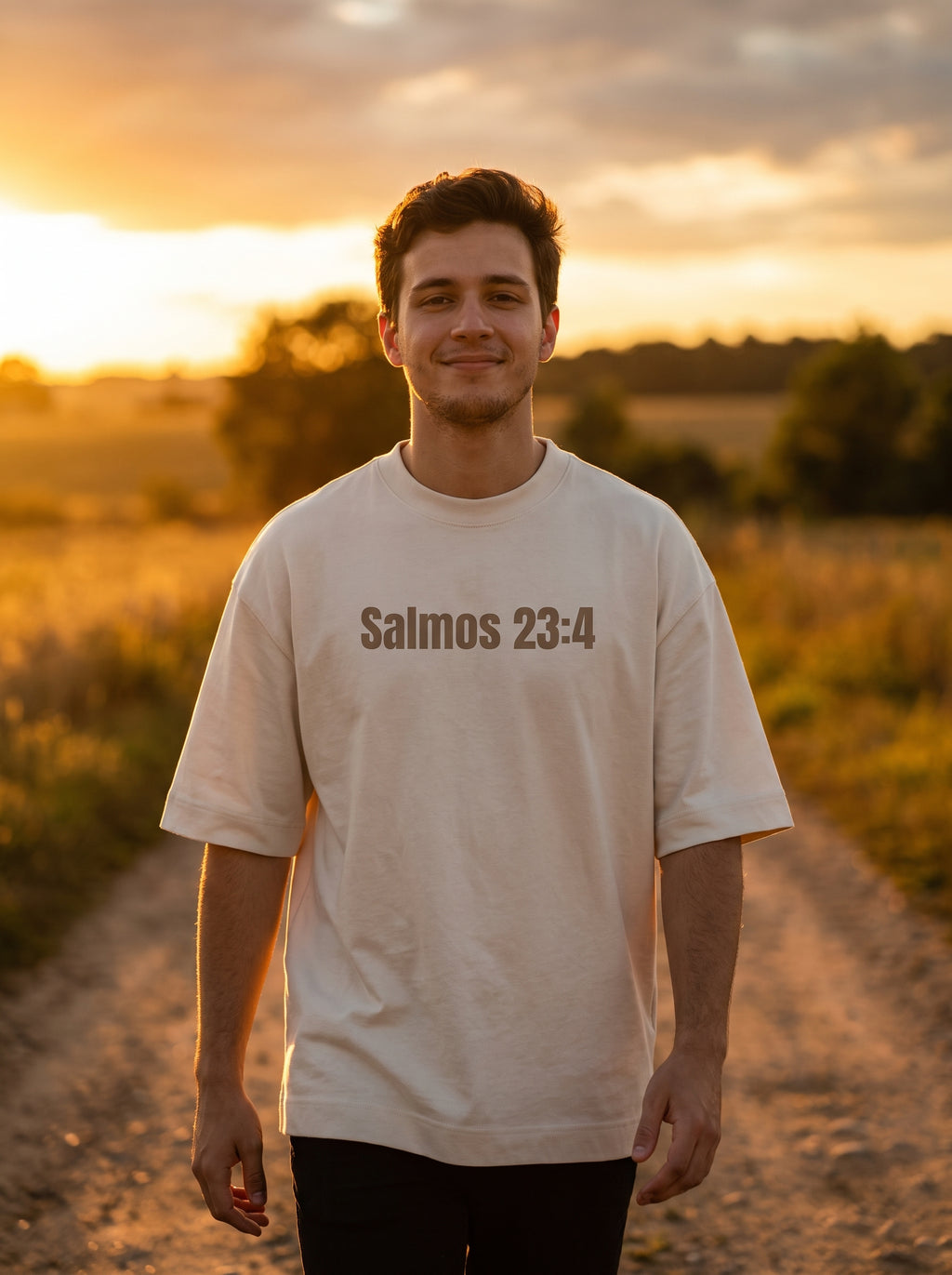 Camiseta Oversized Salmos 23:4