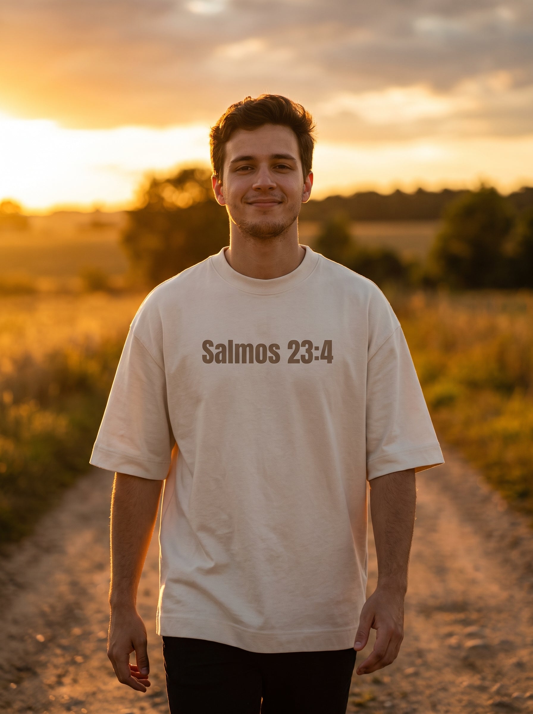 Camiseta Oversized Salmos 23:4