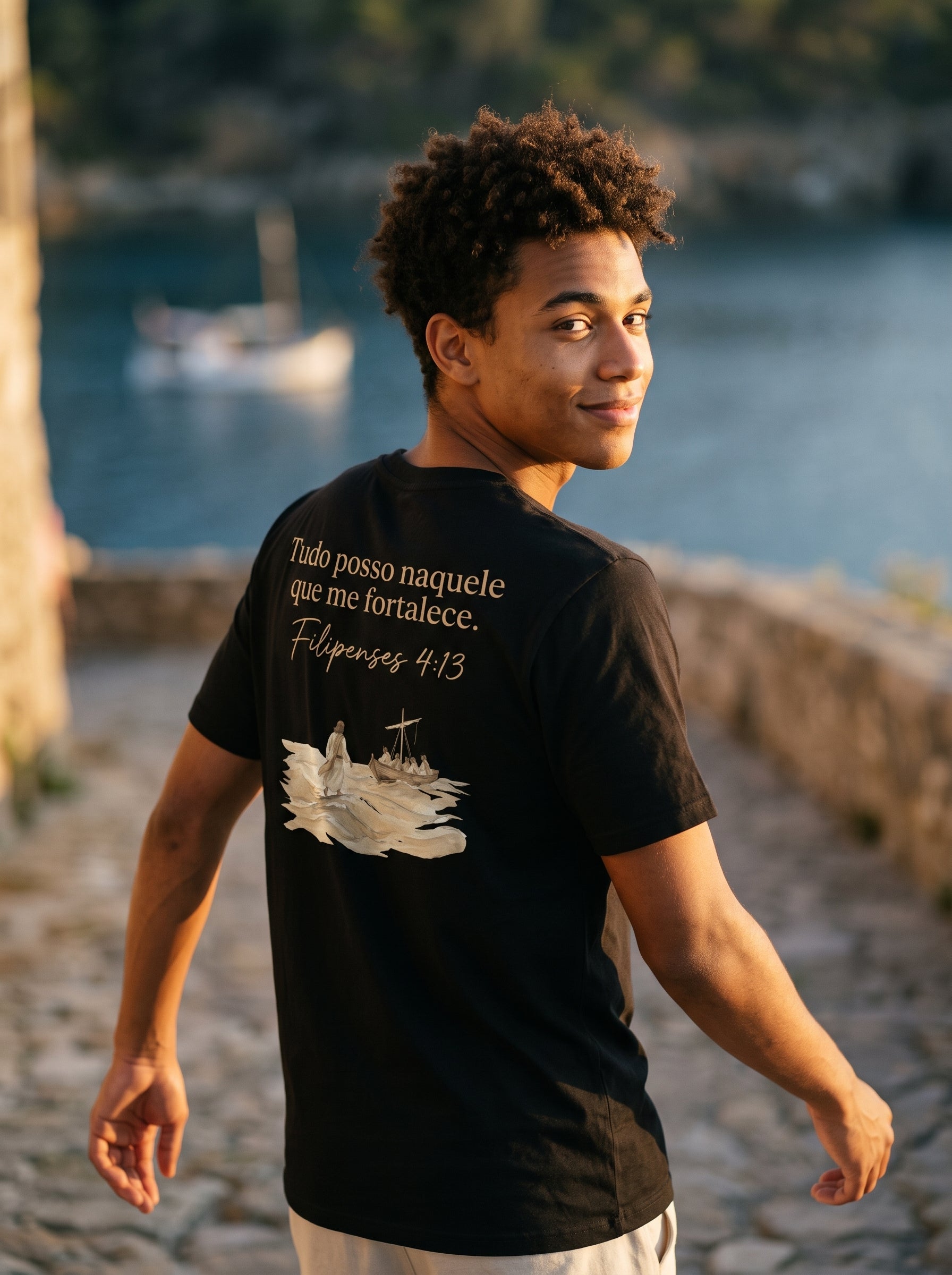Camiseta Básica Premium Filipenses 4:13