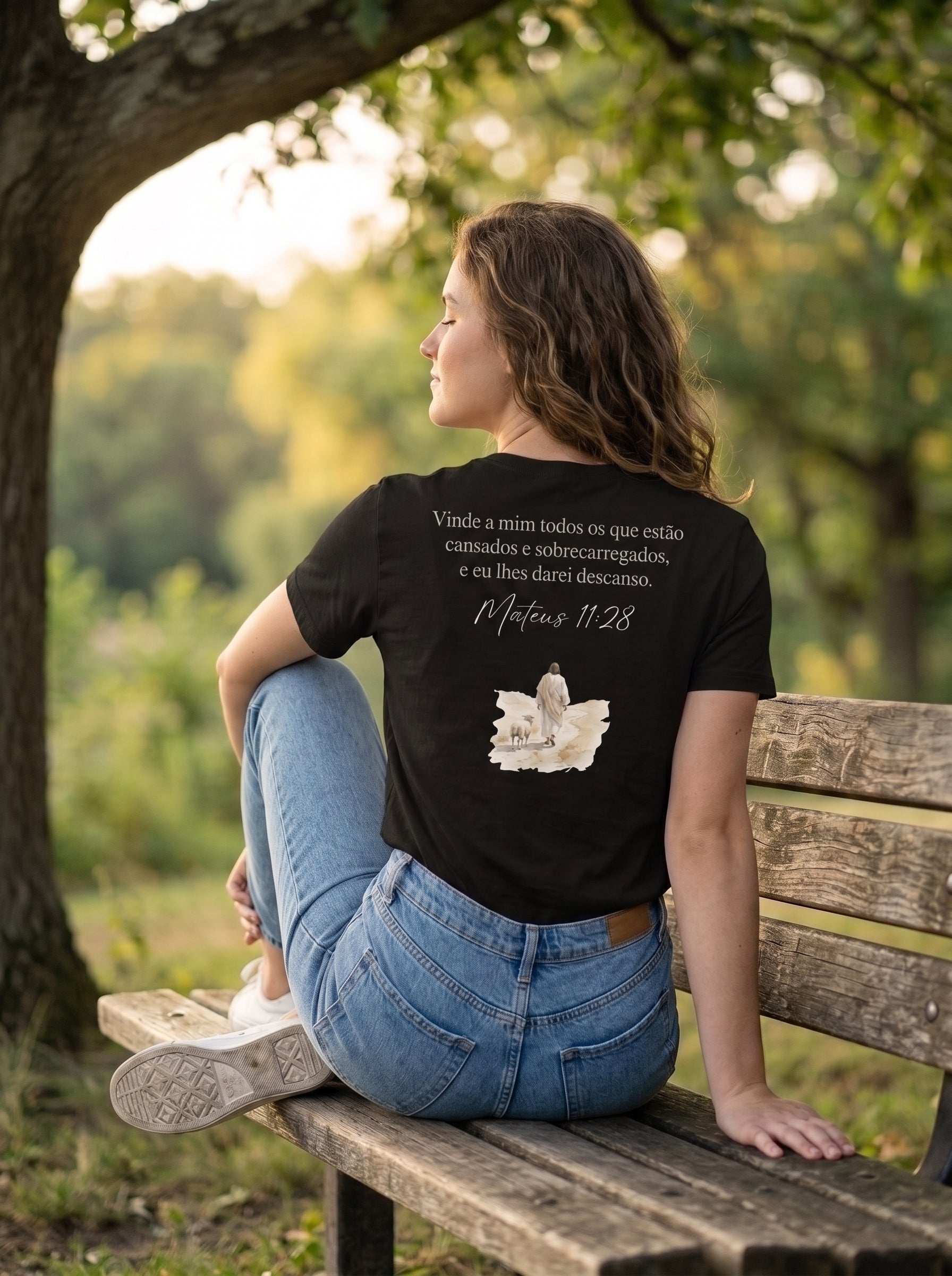 Camiseta Básica Premium Mateus 11:28
