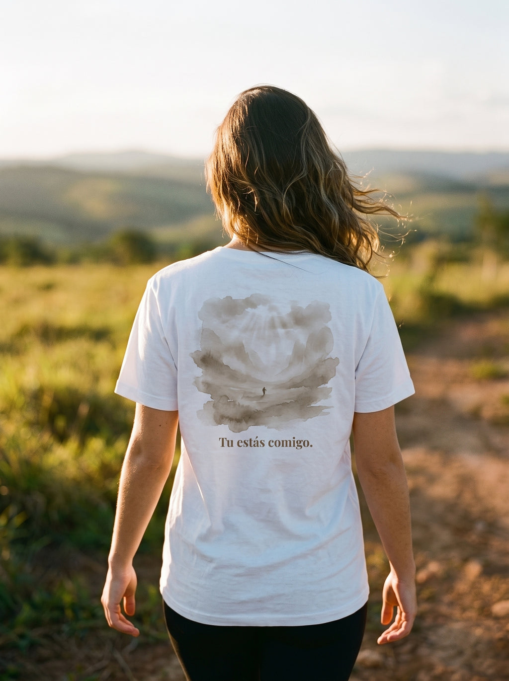 Camiseta Básica Premium Salmos 23:4