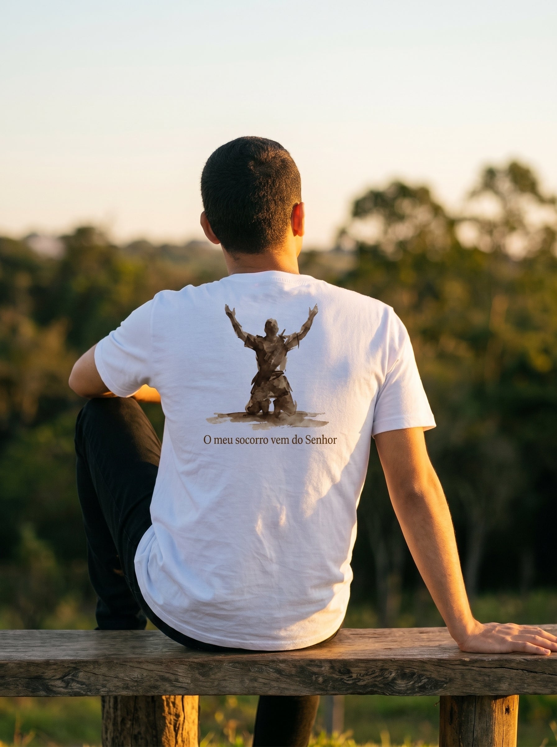 Camiseta Basica Premium Salmos 121:2