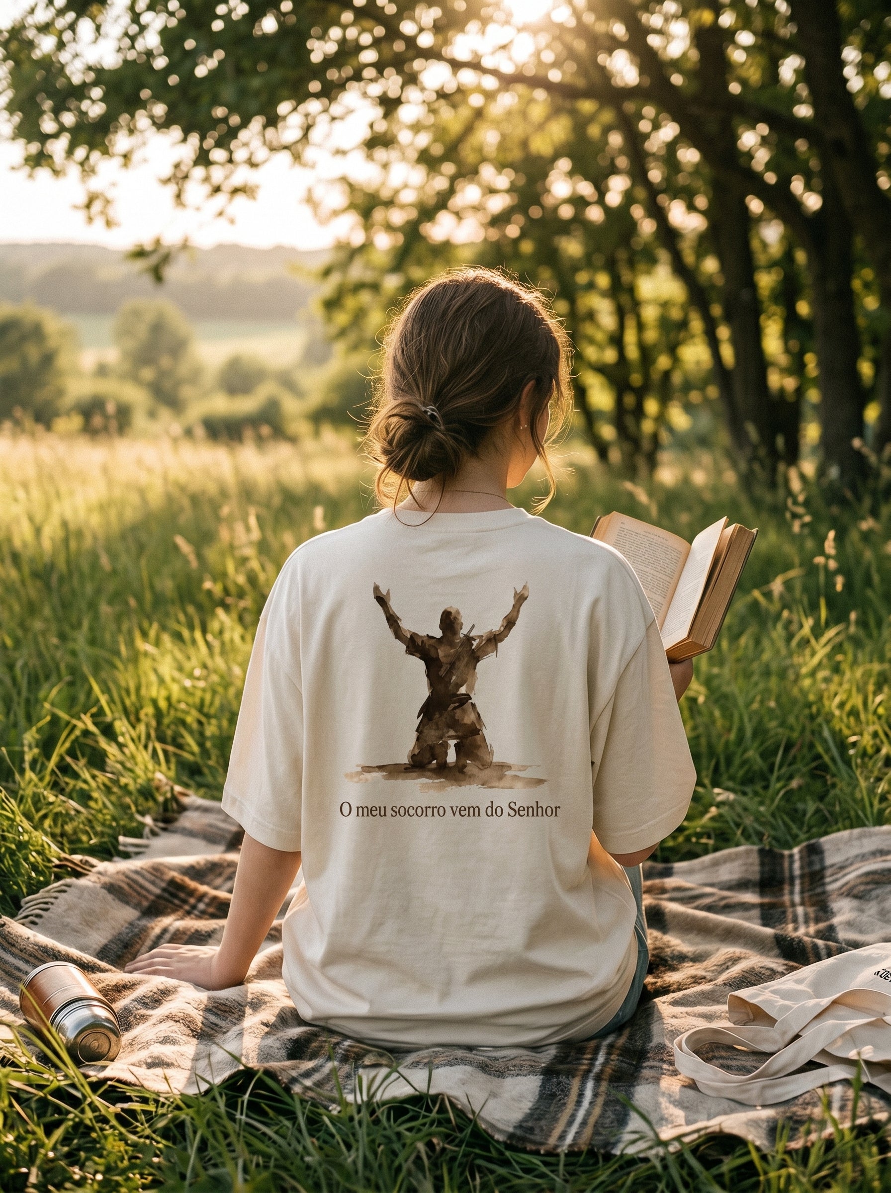 Camiseta Oversized Salmos 121:2