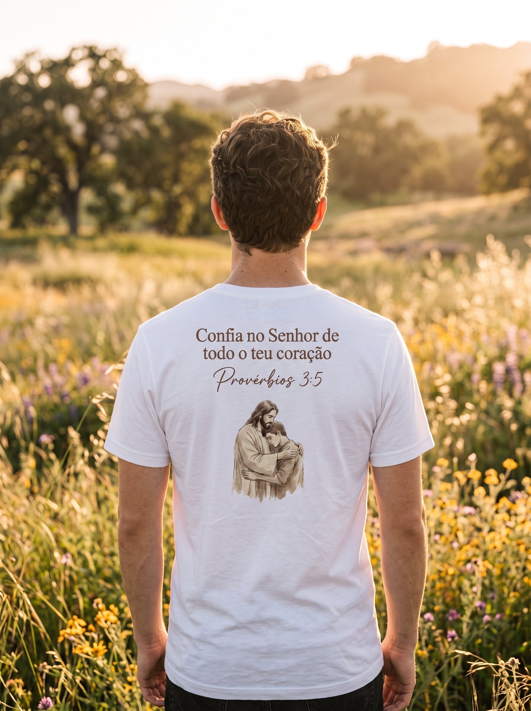 Camiseta Básica Premium Provérbios 3:5