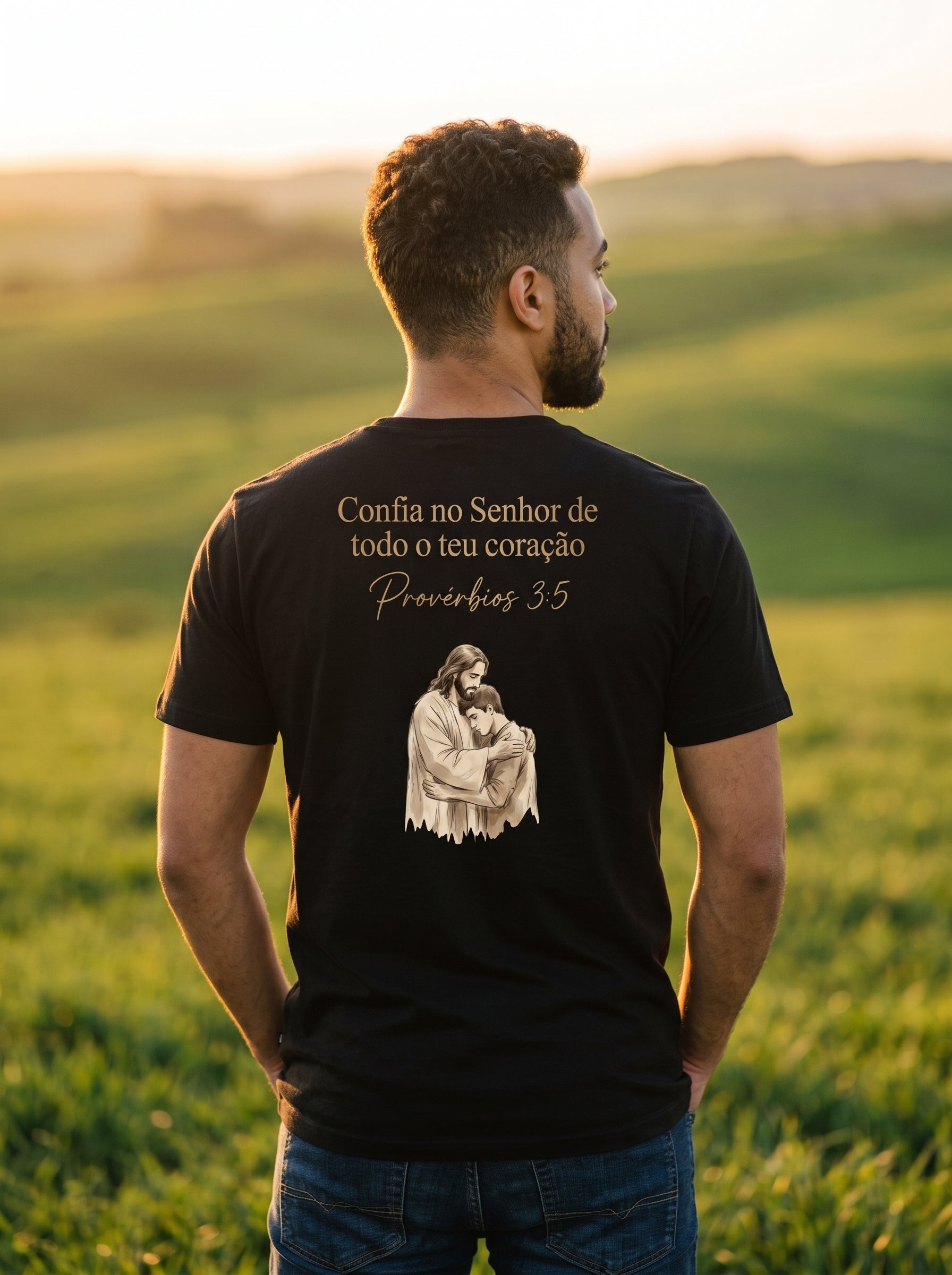 Camiseta Básica Premium Provérbios 3:5