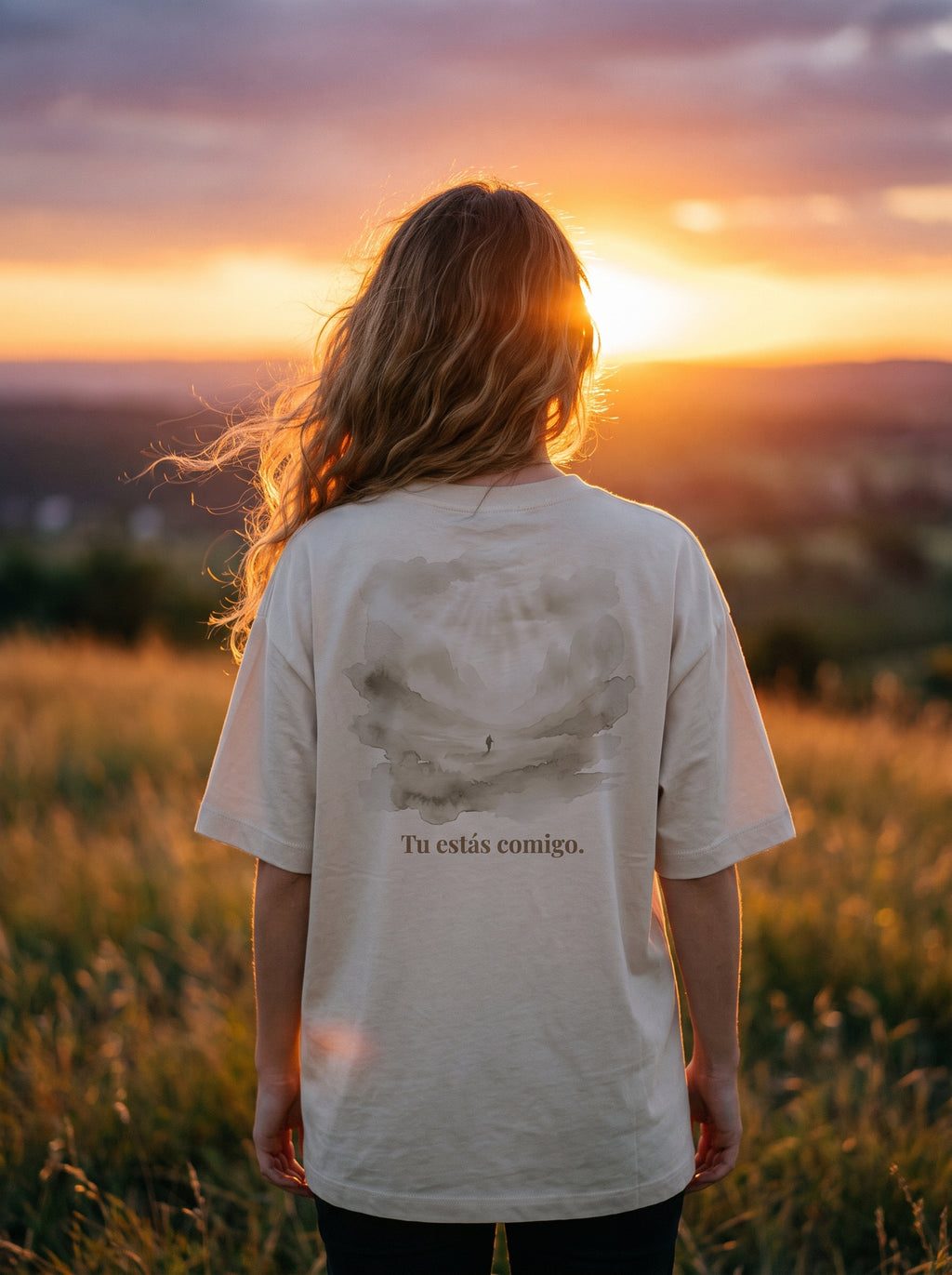 Camiseta Oversized Salmos 23:4