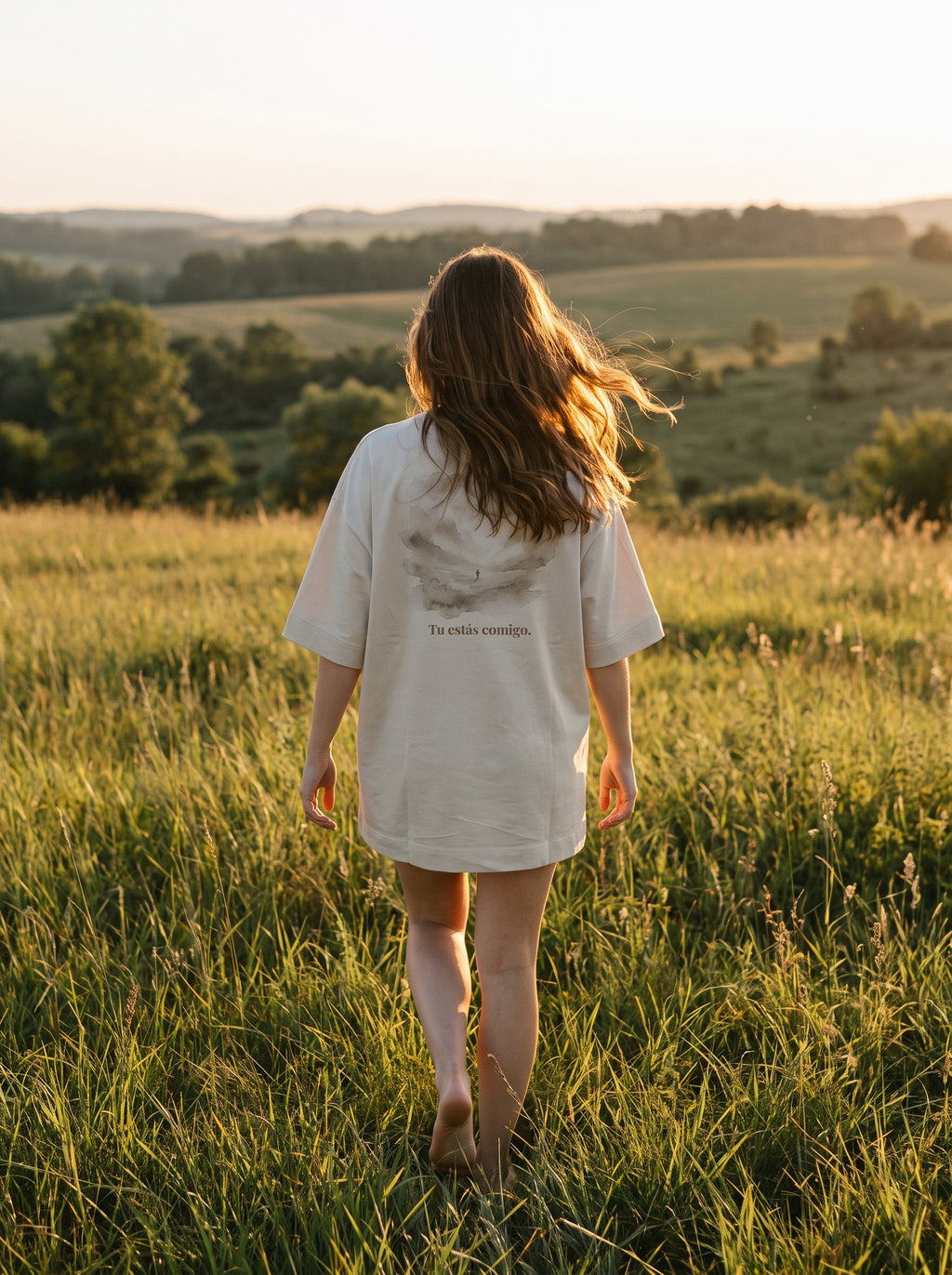 Camiseta Oversized Salmos 23:4