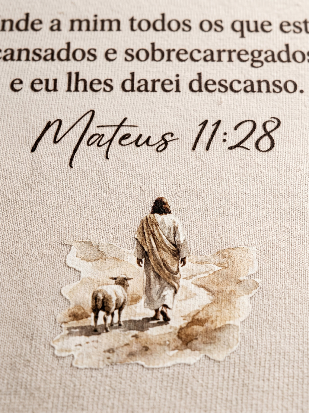 Camiseta Oversized Mateus 11:28