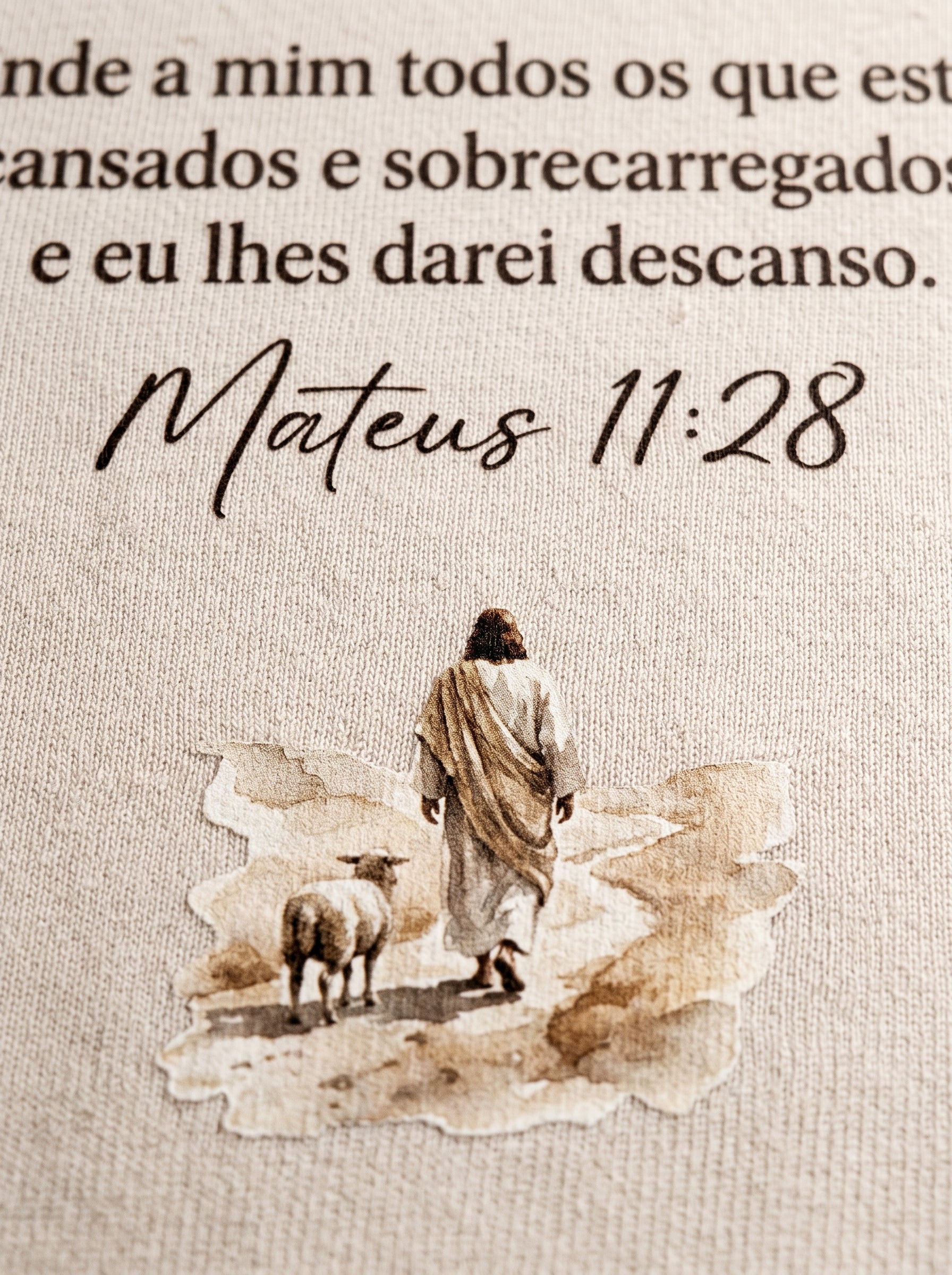 Camiseta Oversized Mateus 11:28