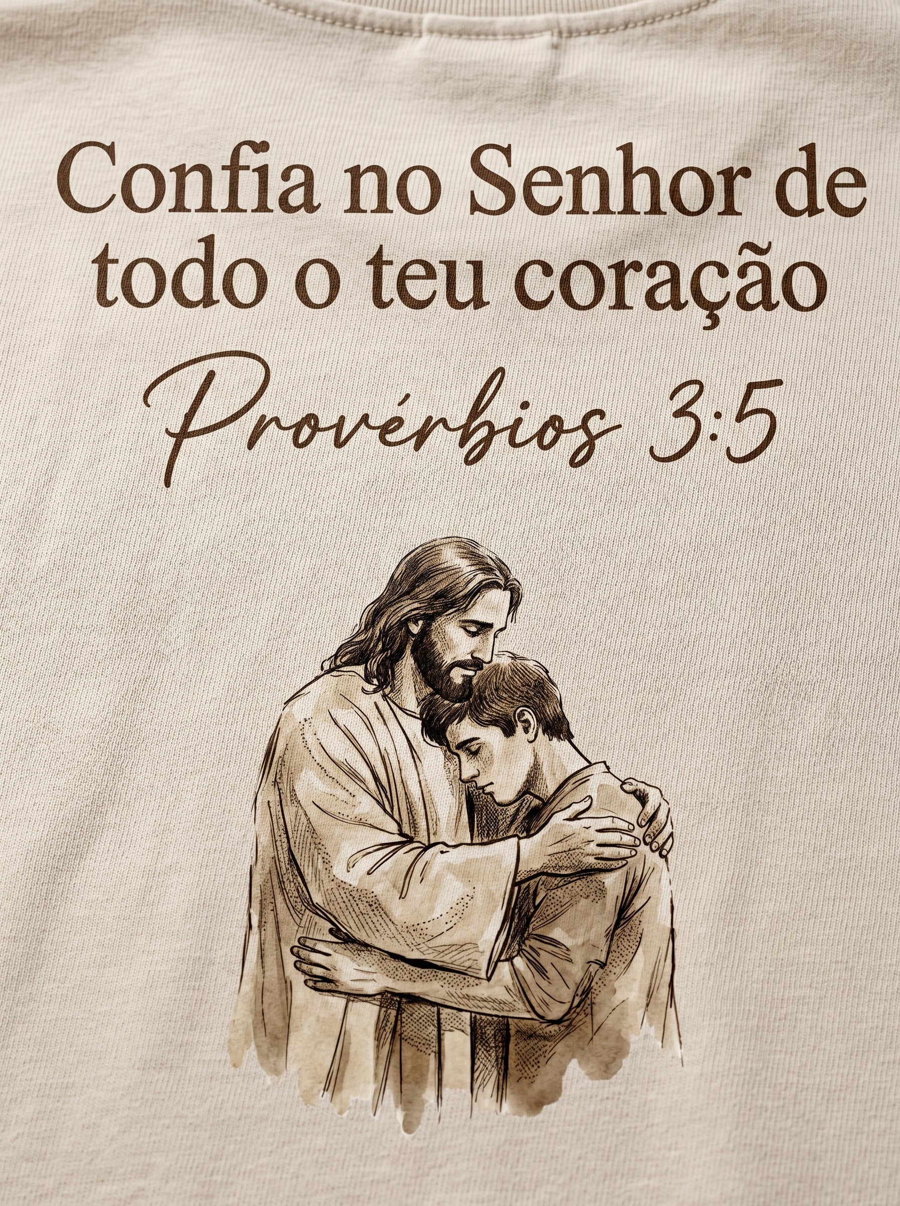 Camiseta Oversized Provérbios 3:5