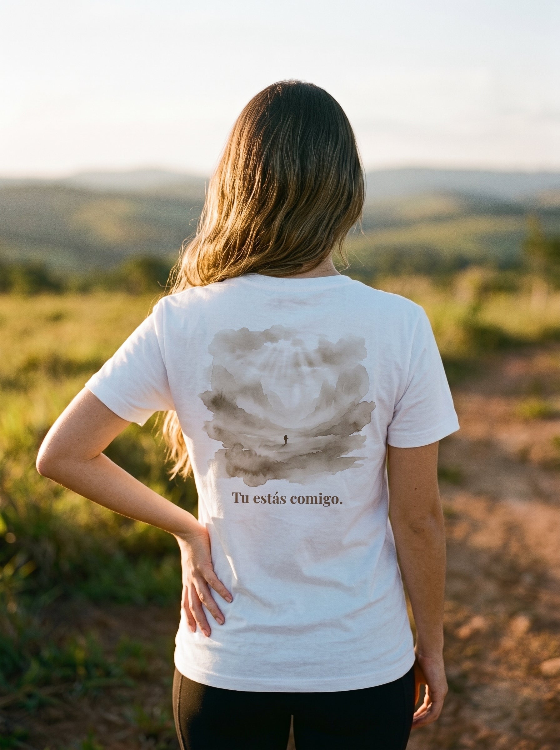 Camiseta Básica Premium Salmos 23:4