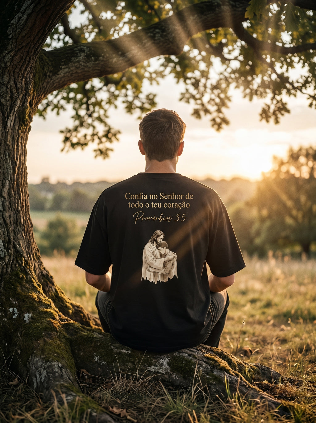 Camiseta Oversized Provérbios 3:5