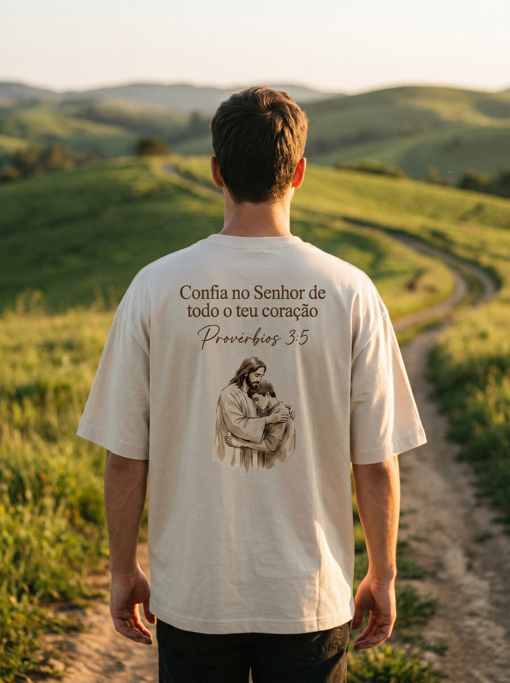 Camiseta Oversized Provérbios 3:5